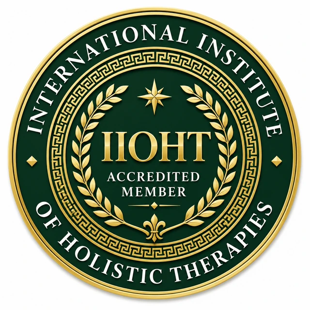 IIOHT, International Institute of Holistic Therapies, Accredited Member badge